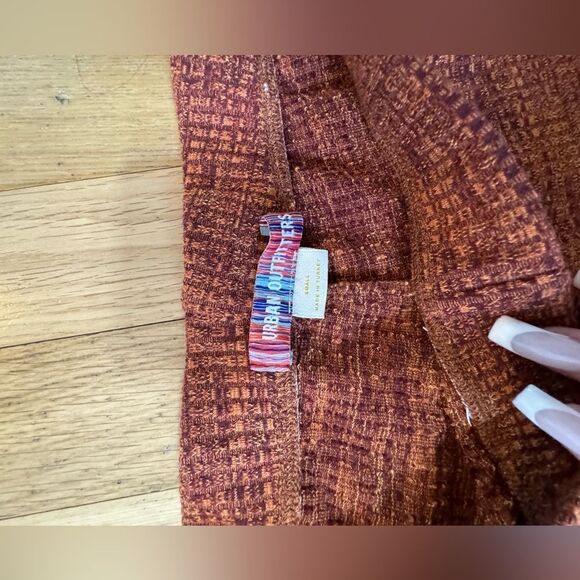 COPY - URBAN OUTFITTERS KNIT STRAIGHT LEG PANT IN ORANGE/RED SIZE SMALL - Picture 8 of 9